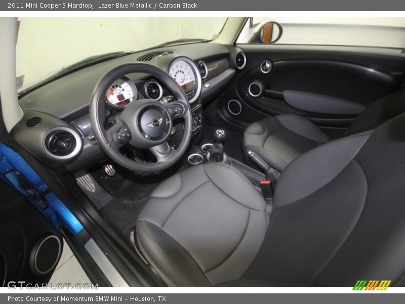 Laser Blue Metallic / Carbon Black 2011 Mini Cooper S Hardtop