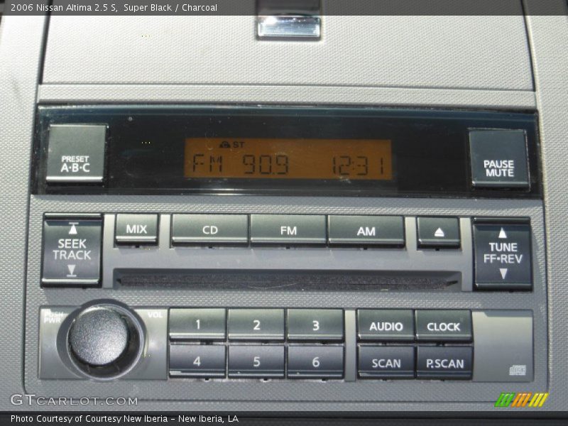 Super Black / Charcoal 2006 Nissan Altima 2.5 S