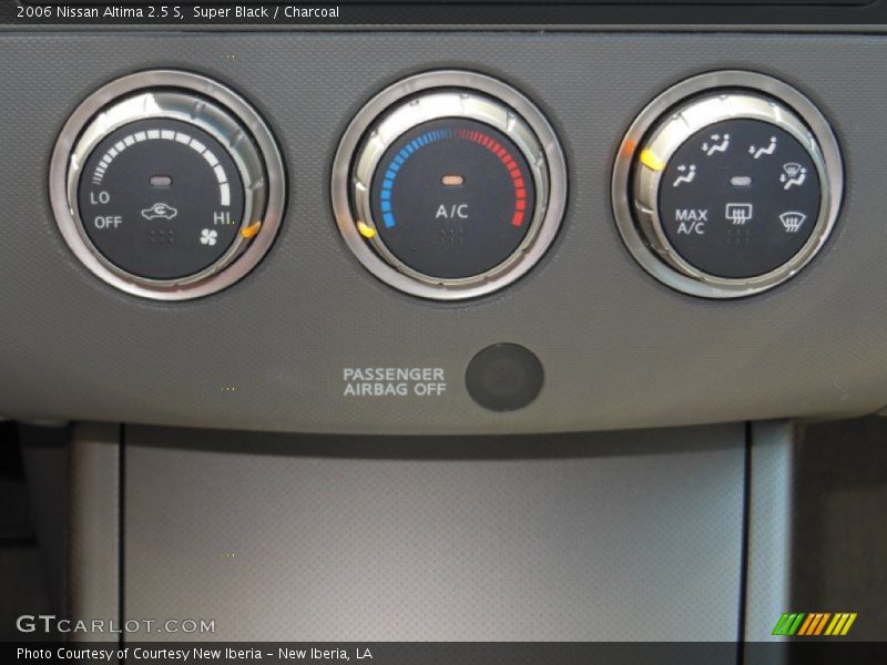 Super Black / Charcoal 2006 Nissan Altima 2.5 S