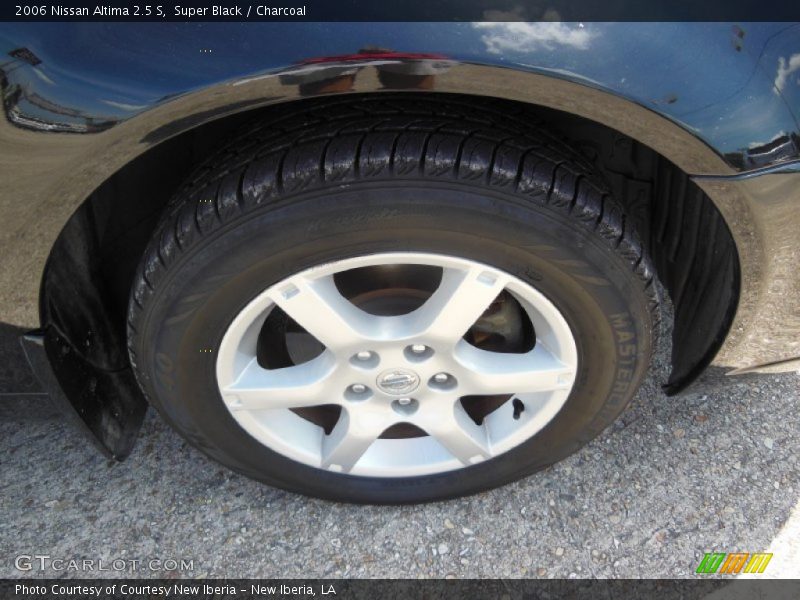 Super Black / Charcoal 2006 Nissan Altima 2.5 S