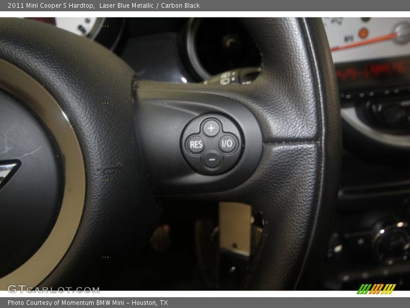 Laser Blue Metallic / Carbon Black 2011 Mini Cooper S Hardtop