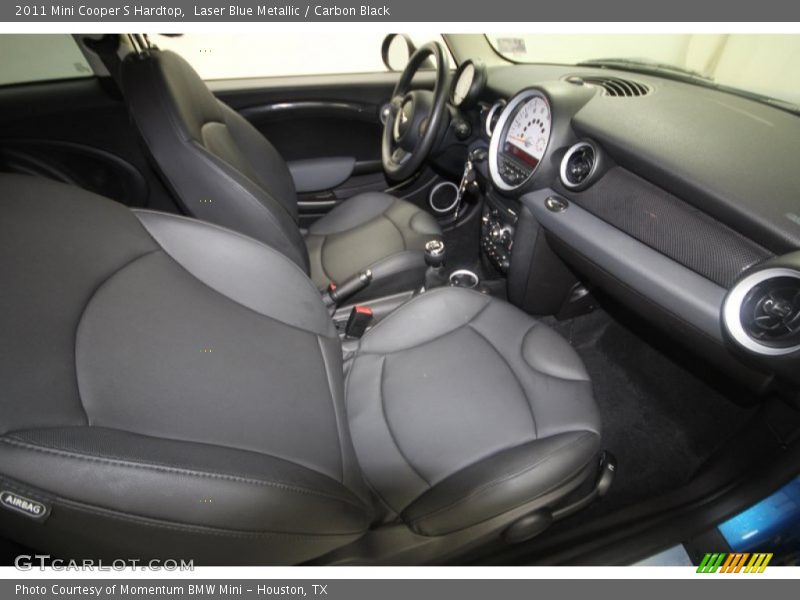 Laser Blue Metallic / Carbon Black 2011 Mini Cooper S Hardtop