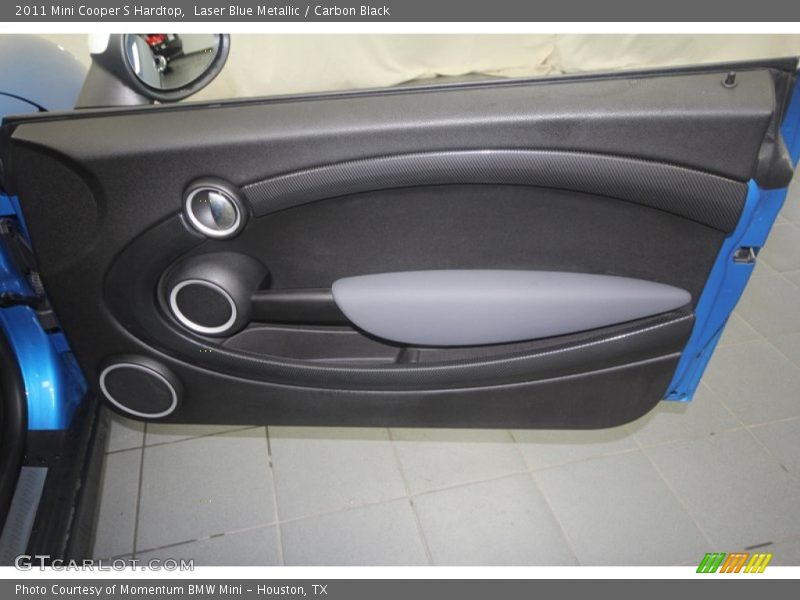 Laser Blue Metallic / Carbon Black 2011 Mini Cooper S Hardtop