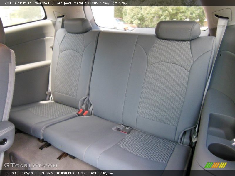 Red Jewel Metallic / Dark Gray/Light Gray 2011 Chevrolet Traverse LT