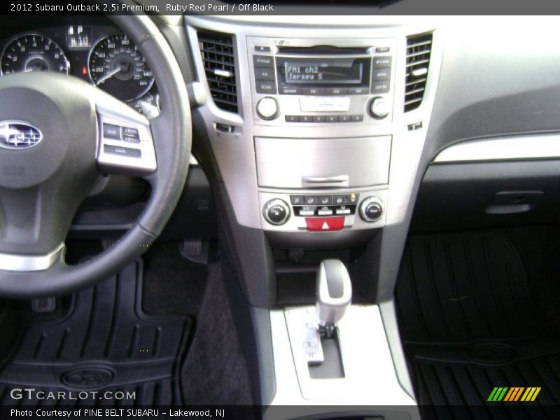 Ruby Red Pearl / Off Black 2012 Subaru Outback 2.5i Premium