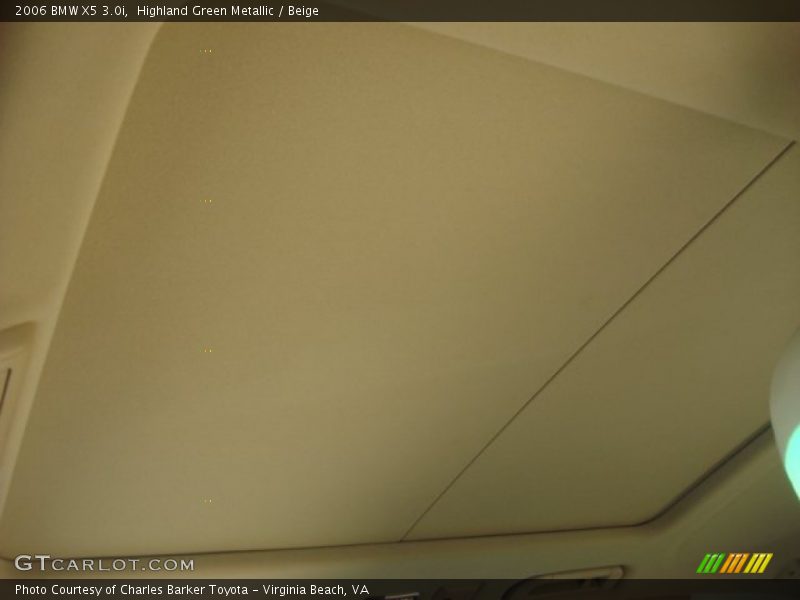 Highland Green Metallic / Beige 2006 BMW X5 3.0i