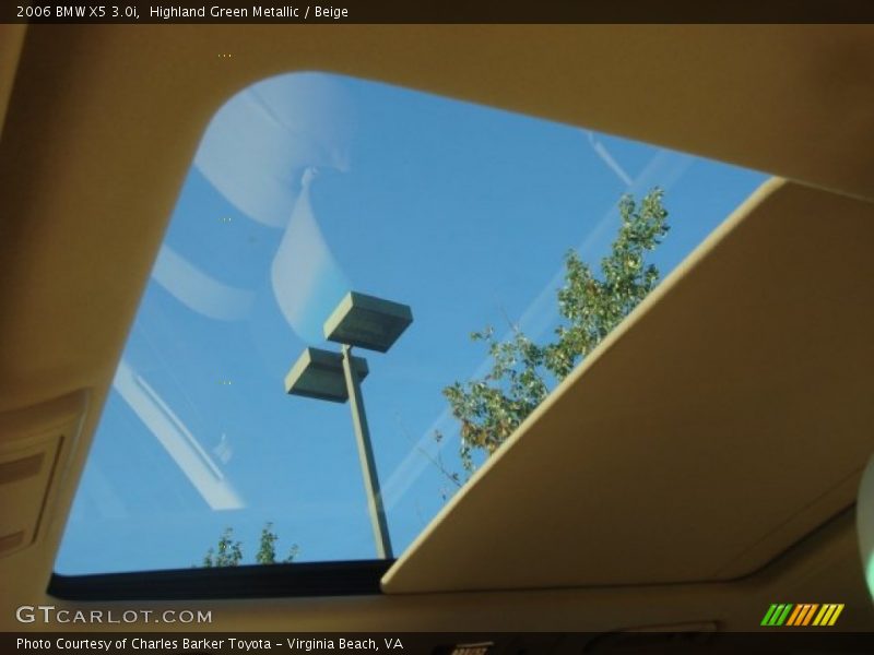 Highland Green Metallic / Beige 2006 BMW X5 3.0i