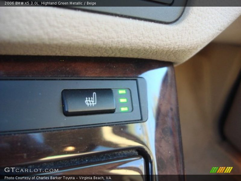 Highland Green Metallic / Beige 2006 BMW X5 3.0i
