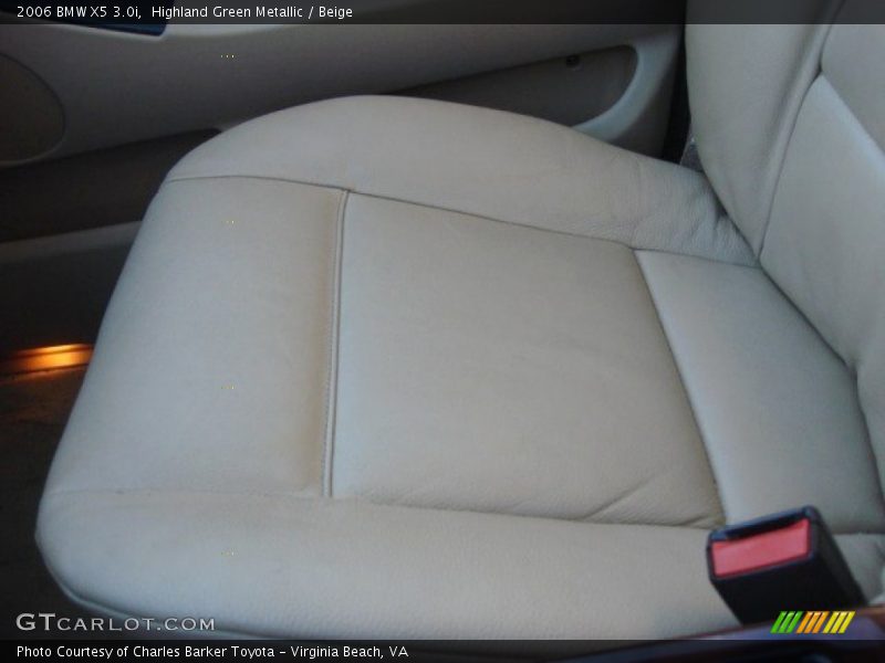 Highland Green Metallic / Beige 2006 BMW X5 3.0i