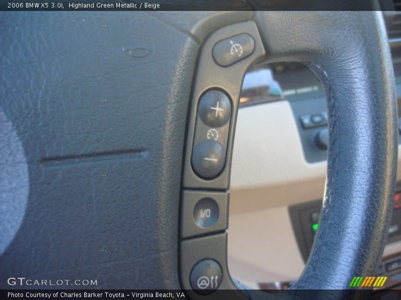 Highland Green Metallic / Beige 2006 BMW X5 3.0i