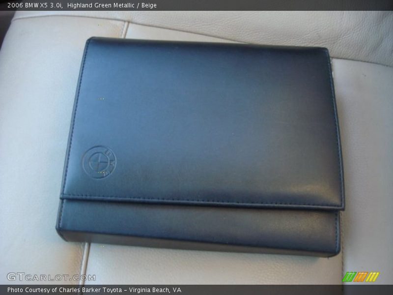 Highland Green Metallic / Beige 2006 BMW X5 3.0i