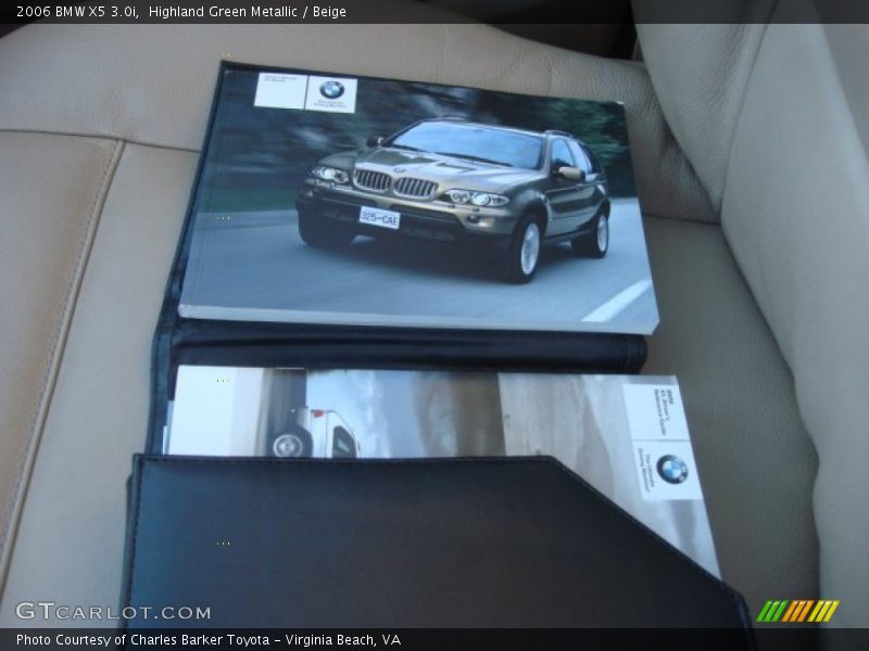 Highland Green Metallic / Beige 2006 BMW X5 3.0i