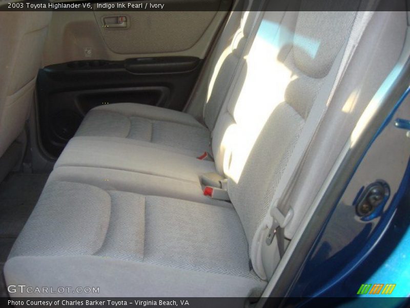 Indigo Ink Pearl / Ivory 2003 Toyota Highlander V6