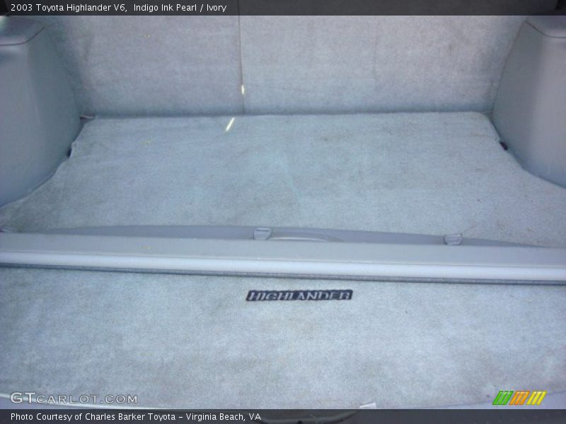 Indigo Ink Pearl / Ivory 2003 Toyota Highlander V6