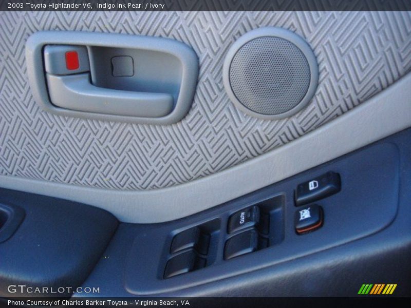 Indigo Ink Pearl / Ivory 2003 Toyota Highlander V6