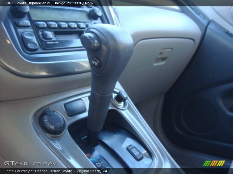 Indigo Ink Pearl / Ivory 2003 Toyota Highlander V6