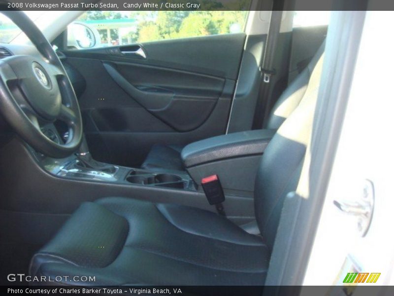 Candy White / Classic Gray 2008 Volkswagen Passat Turbo Sedan