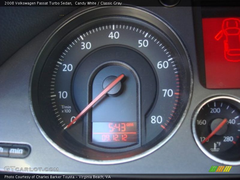 Candy White / Classic Gray 2008 Volkswagen Passat Turbo Sedan