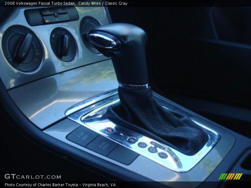 Candy White / Classic Gray 2008 Volkswagen Passat Turbo Sedan