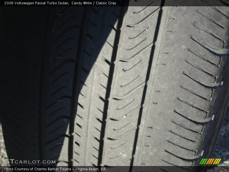 Candy White / Classic Gray 2008 Volkswagen Passat Turbo Sedan