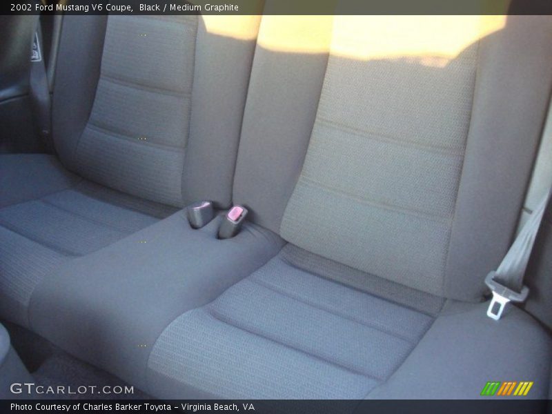 Black / Medium Graphite 2002 Ford Mustang V6 Coupe