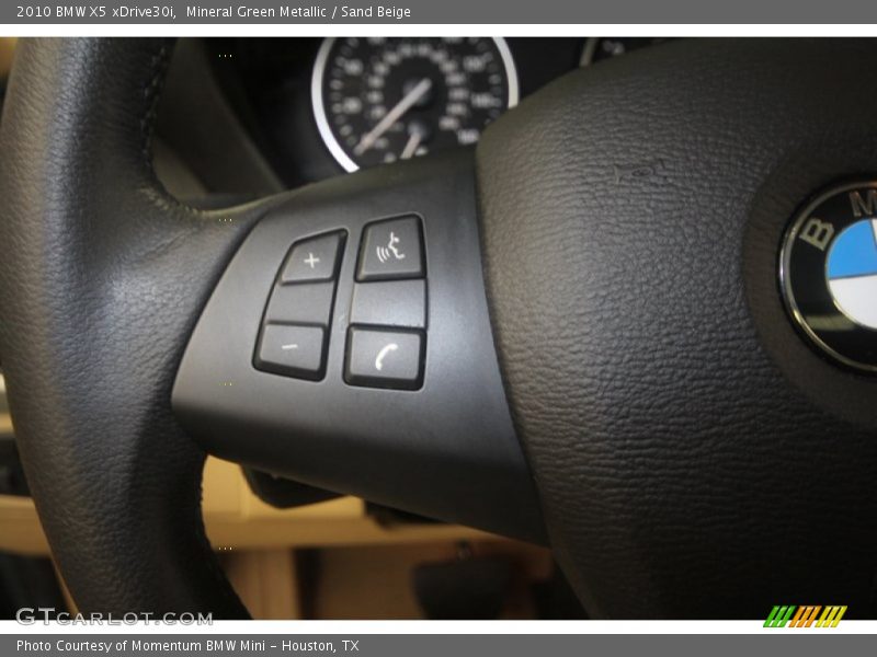 Mineral Green Metallic / Sand Beige 2010 BMW X5 xDrive30i