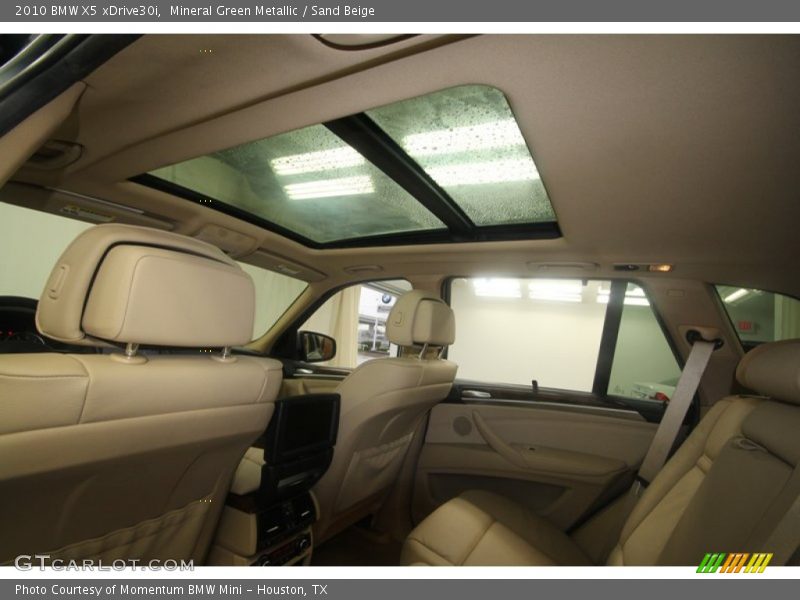 Mineral Green Metallic / Sand Beige 2010 BMW X5 xDrive30i