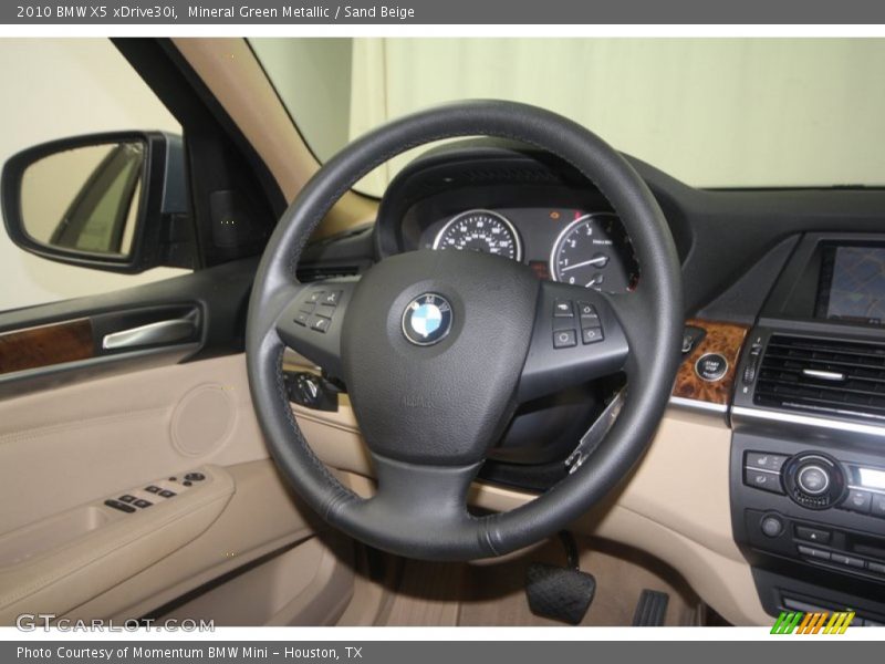 Mineral Green Metallic / Sand Beige 2010 BMW X5 xDrive30i