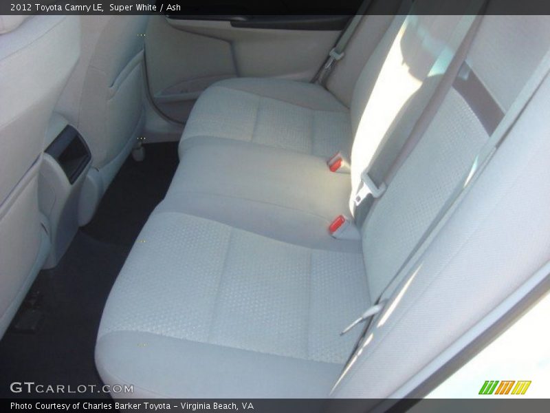 Super White / Ash 2012 Toyota Camry LE