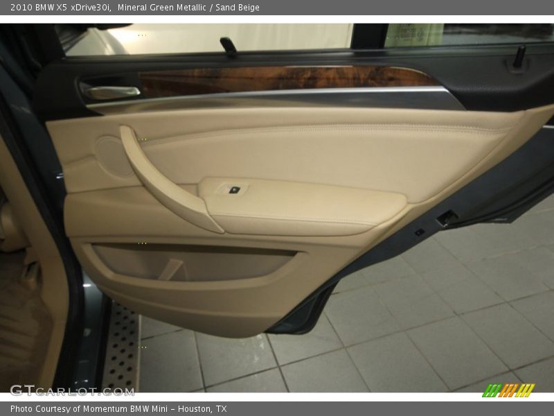 Mineral Green Metallic / Sand Beige 2010 BMW X5 xDrive30i