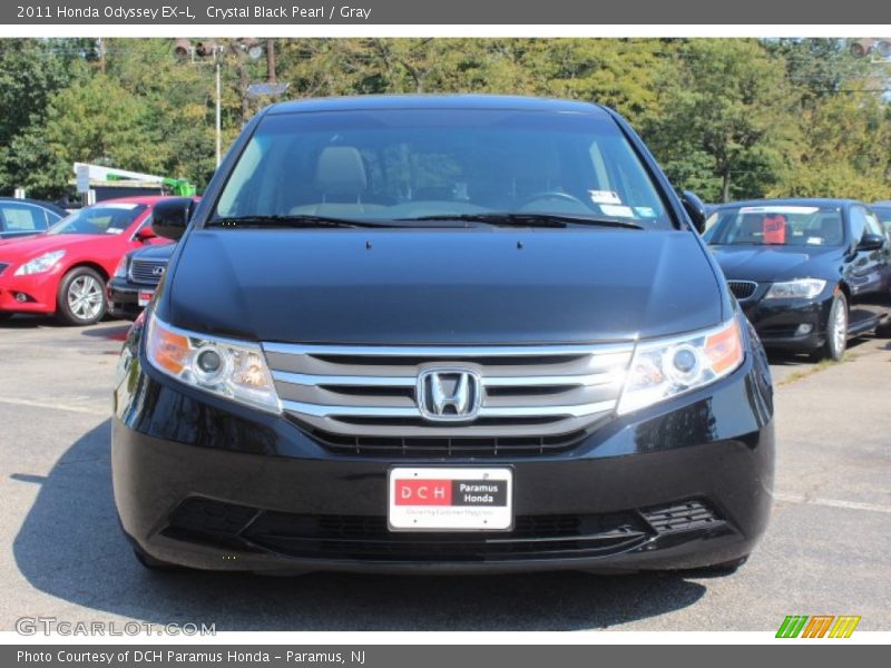 Crystal Black Pearl / Gray 2011 Honda Odyssey EX-L