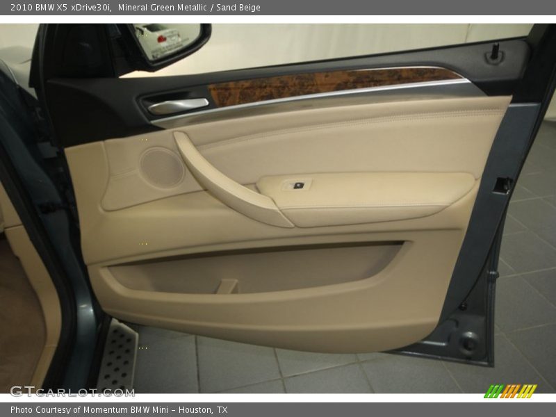 Mineral Green Metallic / Sand Beige 2010 BMW X5 xDrive30i