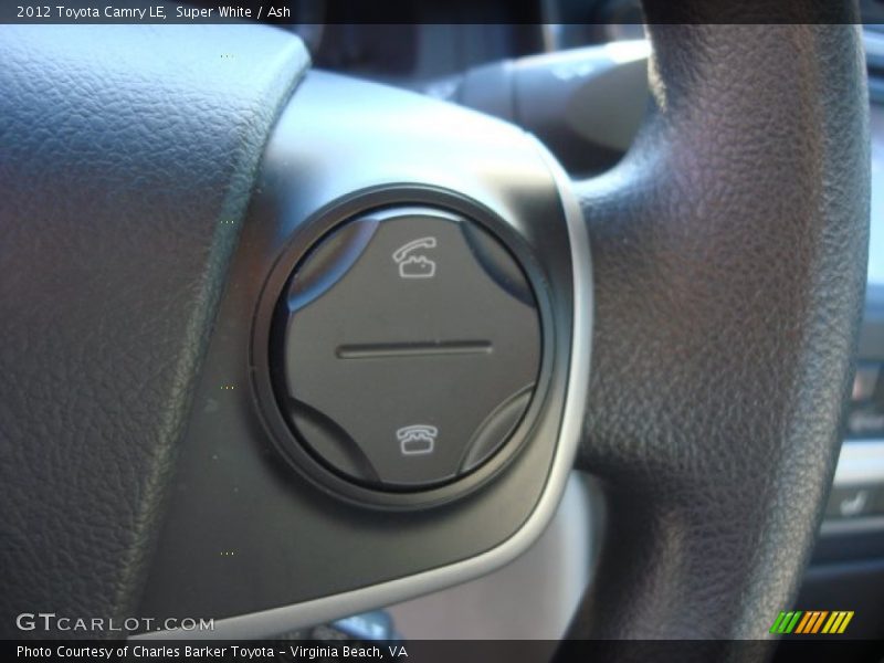 Super White / Ash 2012 Toyota Camry LE