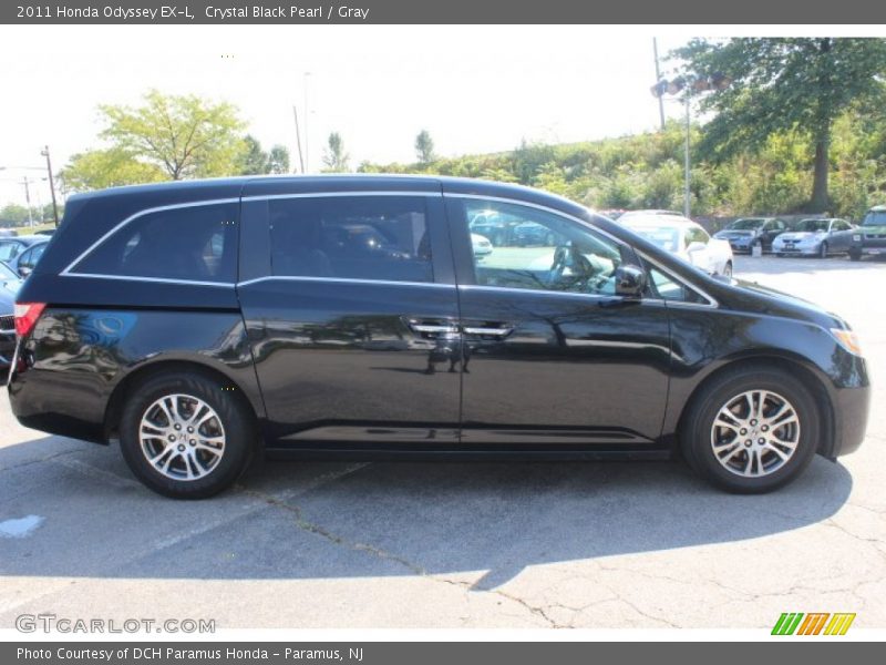 Crystal Black Pearl / Gray 2011 Honda Odyssey EX-L