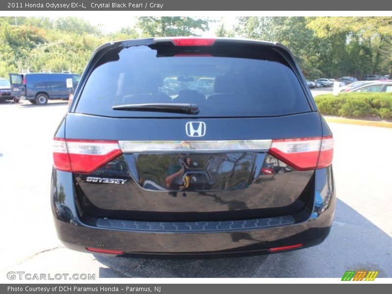 Crystal Black Pearl / Gray 2011 Honda Odyssey EX-L