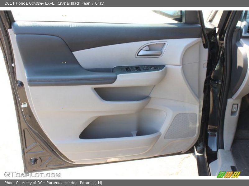 Crystal Black Pearl / Gray 2011 Honda Odyssey EX-L