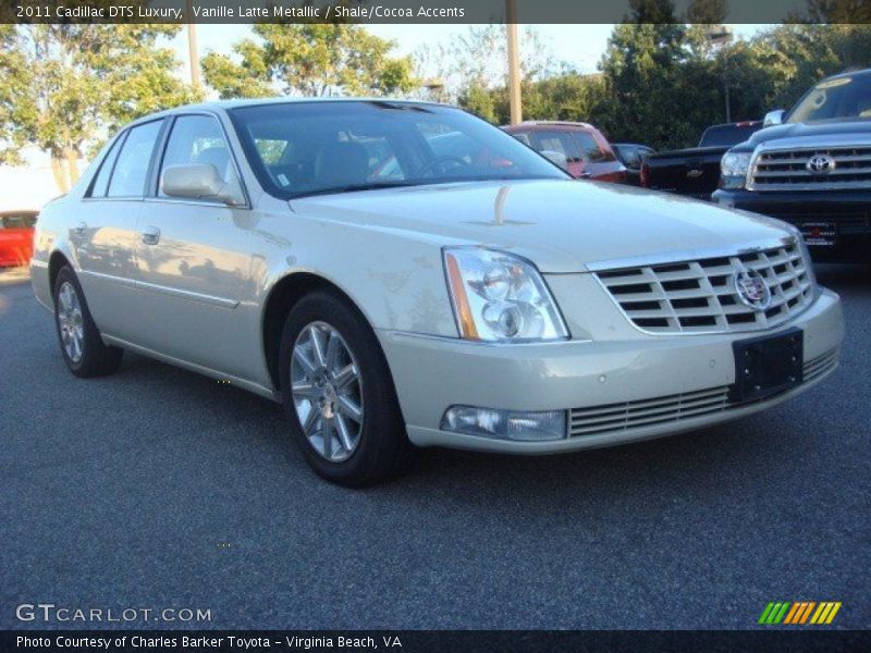 Vanille Latte Metallic / Shale/Cocoa Accents 2011 Cadillac DTS Luxury