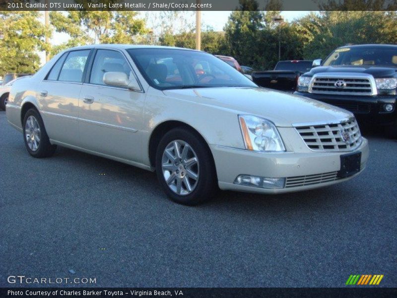 Vanille Latte Metallic / Shale/Cocoa Accents 2011 Cadillac DTS Luxury
