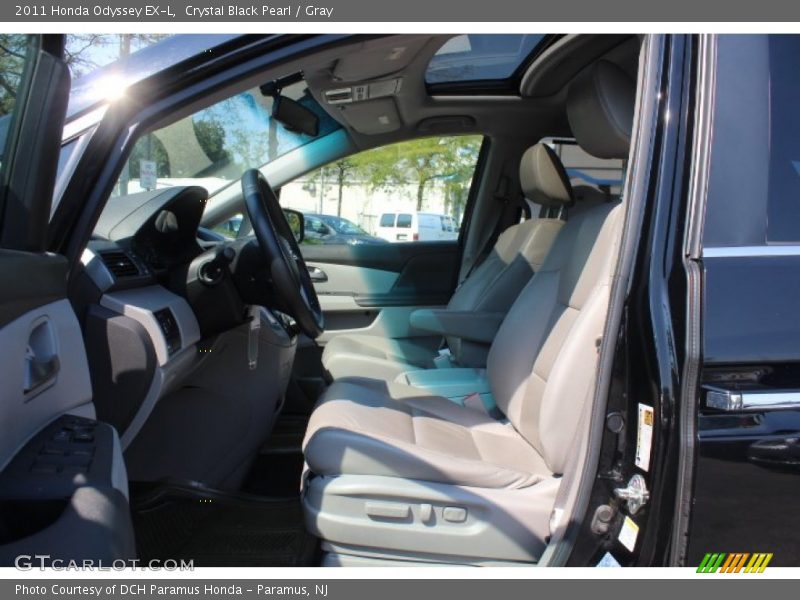 Crystal Black Pearl / Gray 2011 Honda Odyssey EX-L