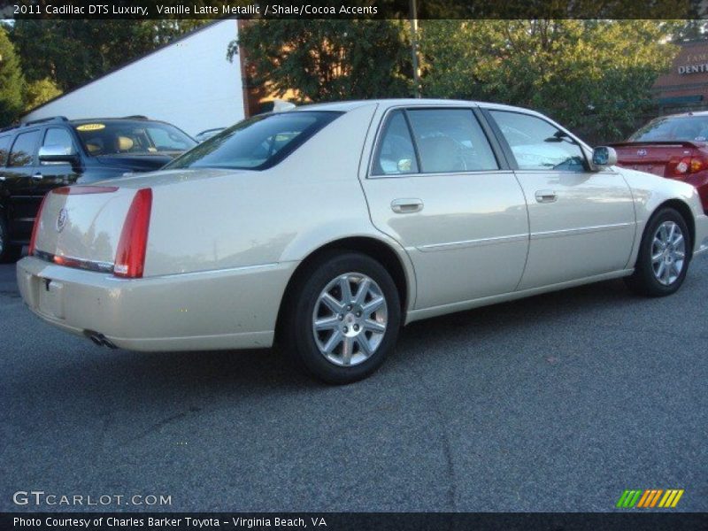 Vanille Latte Metallic / Shale/Cocoa Accents 2011 Cadillac DTS Luxury