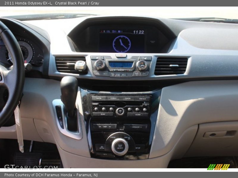 Crystal Black Pearl / Gray 2011 Honda Odyssey EX-L