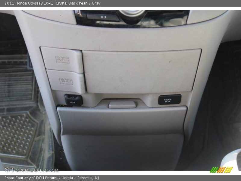 Crystal Black Pearl / Gray 2011 Honda Odyssey EX-L