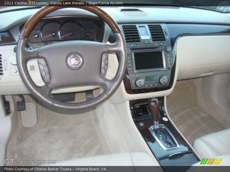Vanille Latte Metallic / Shale/Cocoa Accents 2011 Cadillac DTS Luxury
