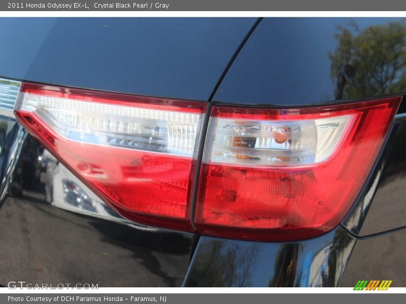 Crystal Black Pearl / Gray 2011 Honda Odyssey EX-L