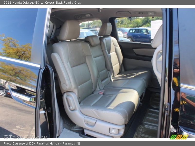 Crystal Black Pearl / Gray 2011 Honda Odyssey EX-L