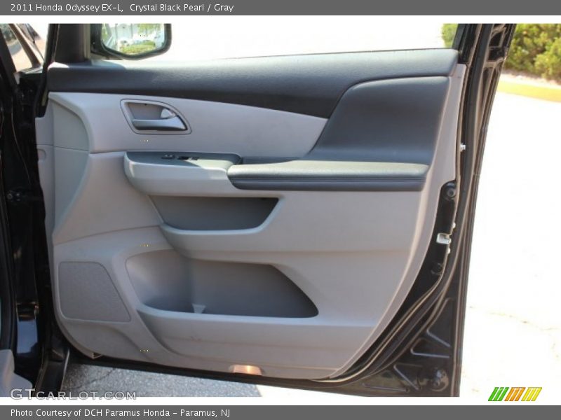 Crystal Black Pearl / Gray 2011 Honda Odyssey EX-L