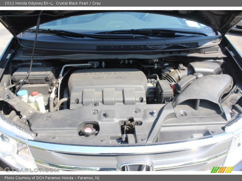 Crystal Black Pearl / Gray 2011 Honda Odyssey EX-L