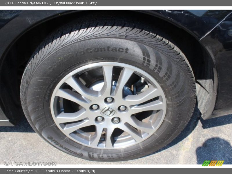 Crystal Black Pearl / Gray 2011 Honda Odyssey EX-L
