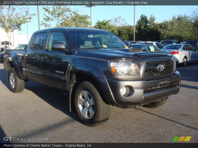 Magnetic Gray Metallic / Graphite Gray 2011 Toyota Tacoma V6 TRD Sport PreRunner Double Cab