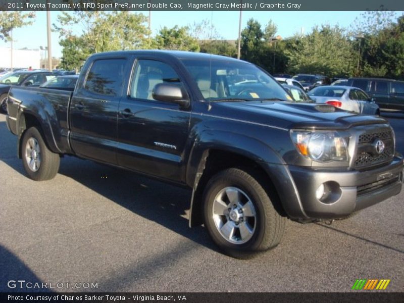 Magnetic Gray Metallic / Graphite Gray 2011 Toyota Tacoma V6 TRD Sport PreRunner Double Cab